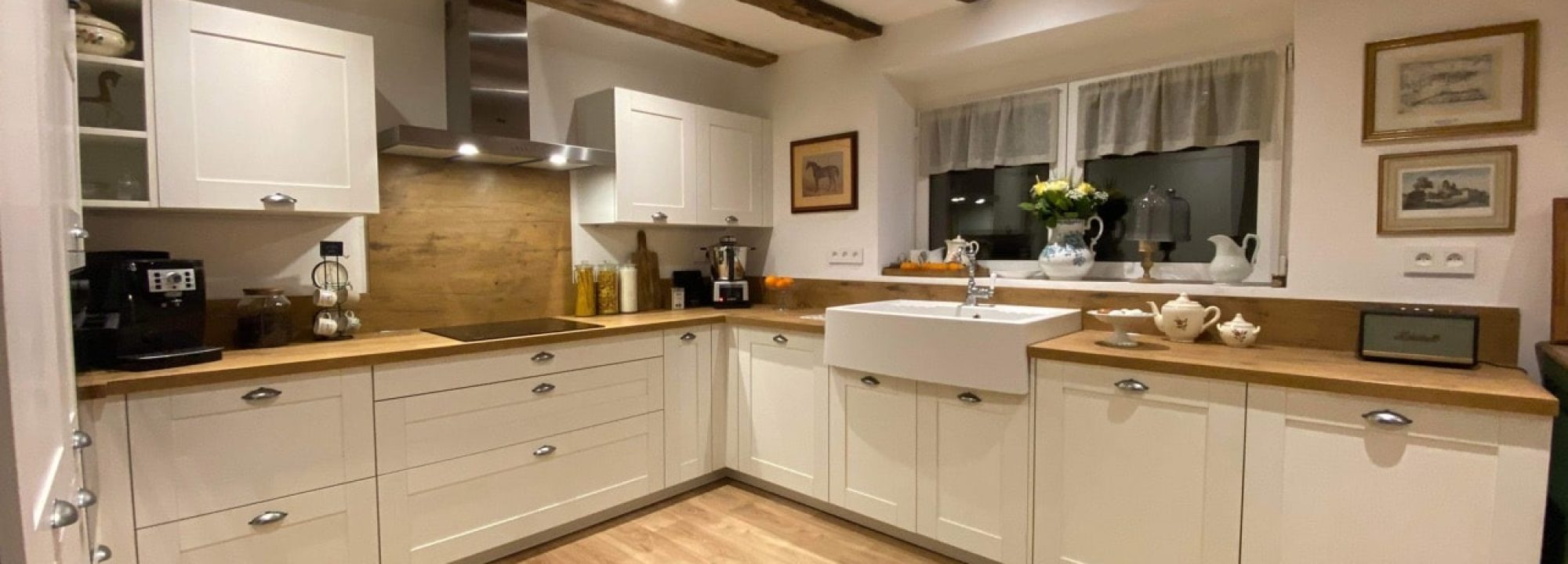 Cuisine sur mesure réalisée par Rev'habitat à Weinbourg
