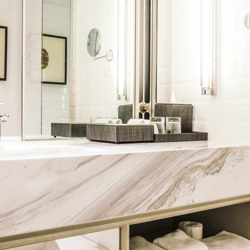 Double vasque moderne